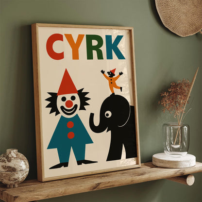 Circus Retro Funny Poster