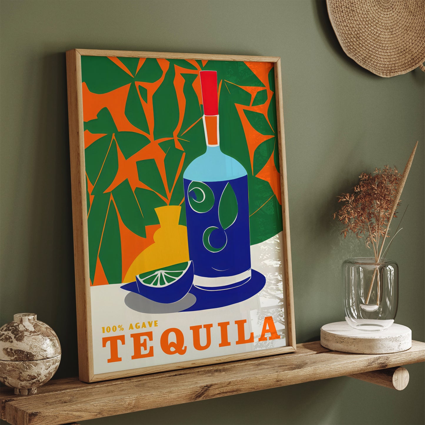 Retro Tequila Advertising Poster