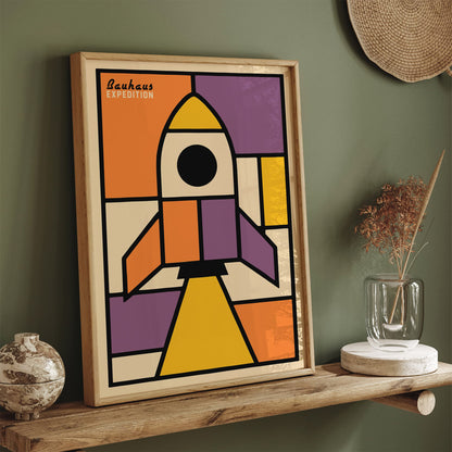 Bauhaus Space Explorer Expedition Art Print