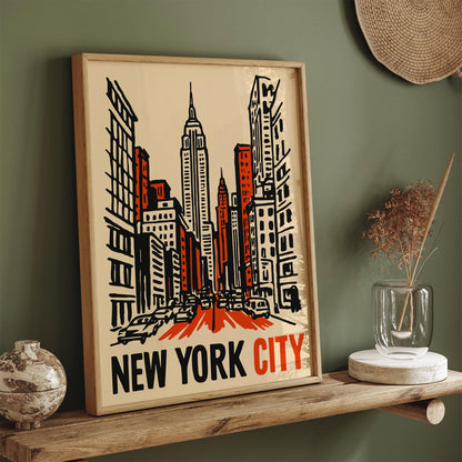 New York City Cityscape Poster