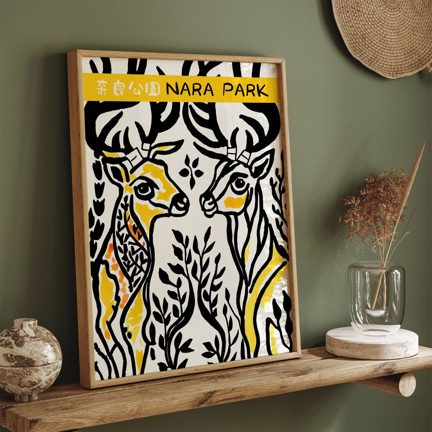 Nara Park - Japanese Deer Park Poster