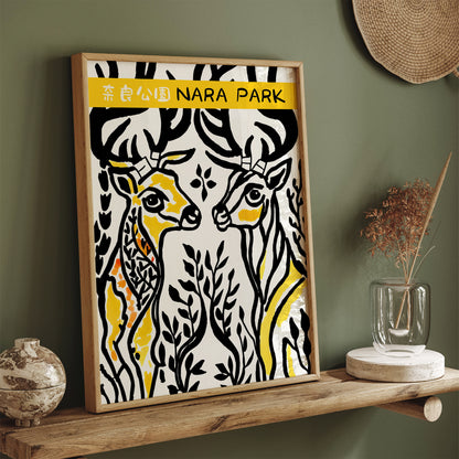 Nara Park - Japanese Deer Park Poster