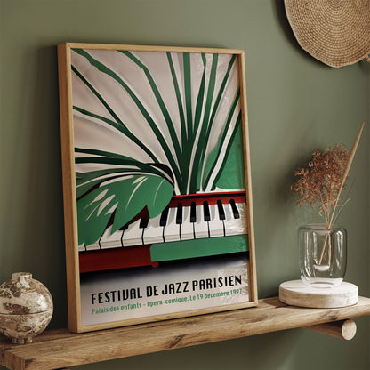 Retro 1997 Paris Jazz Festival Poster