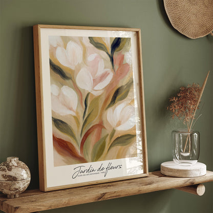 Botanical Garden Poster - Abstract Floral Print