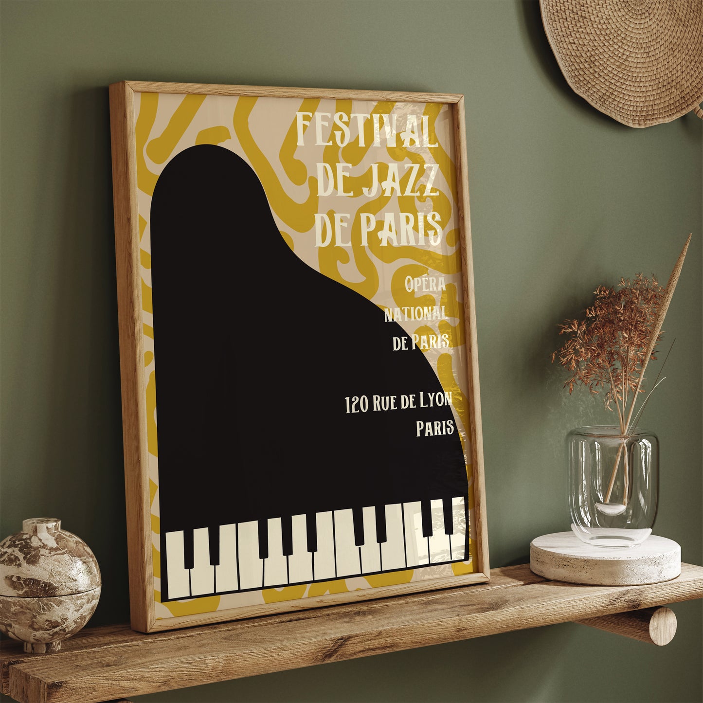 Festival De Jazz De Paris Retro Poster