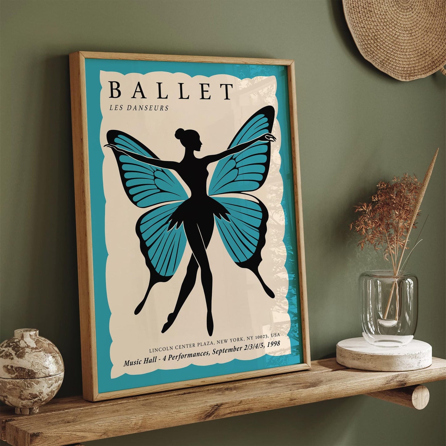 Ballet Blue Music Poster