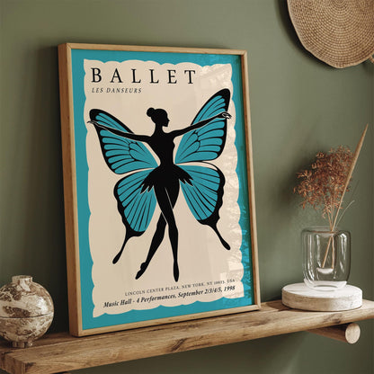 Ballet Blue Music Poster