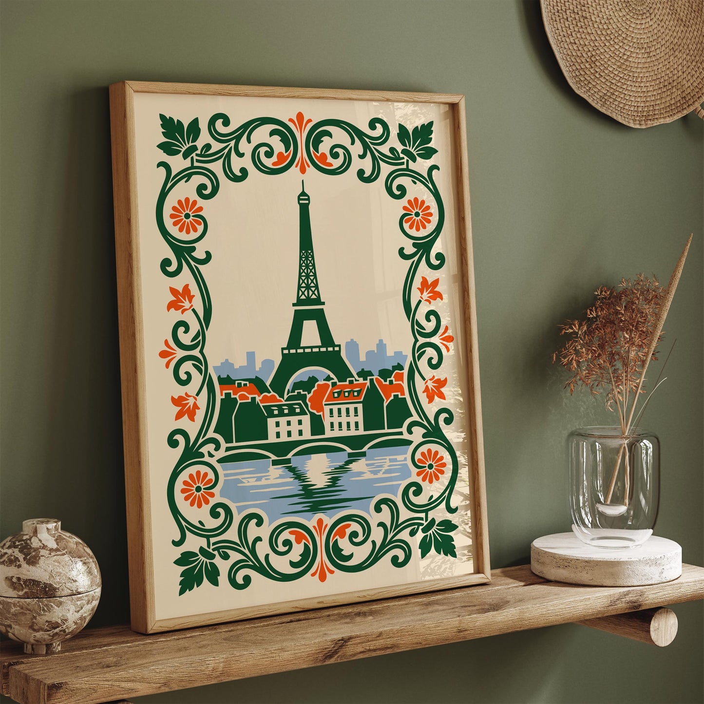 Paris France Poster – Cityscape Wall Art