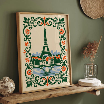 Paris France Poster – Cityscape Wall Art
