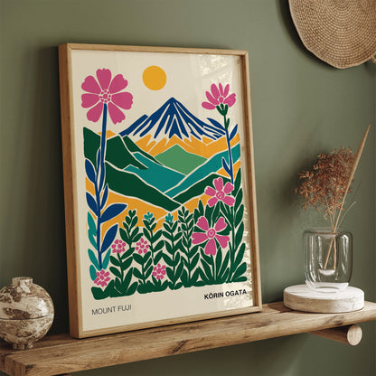 Mount Fuji Korin Ogata Travel Print