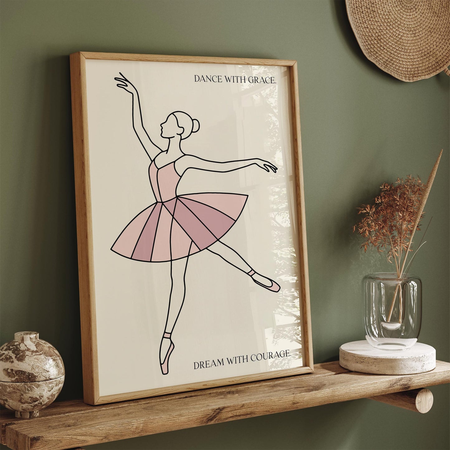 Ballet Wall Art - Inspirational Dance Quote Poster