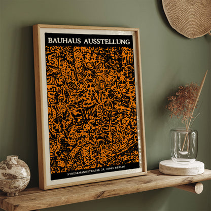 Berlin Bauhaus Abstract Poster