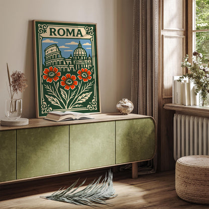 Rome Italy Cityscape Poster