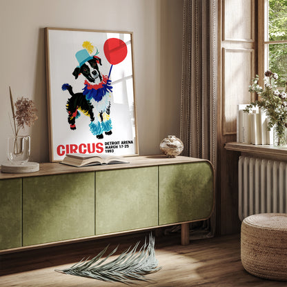 1993 Vintage Circus Poster