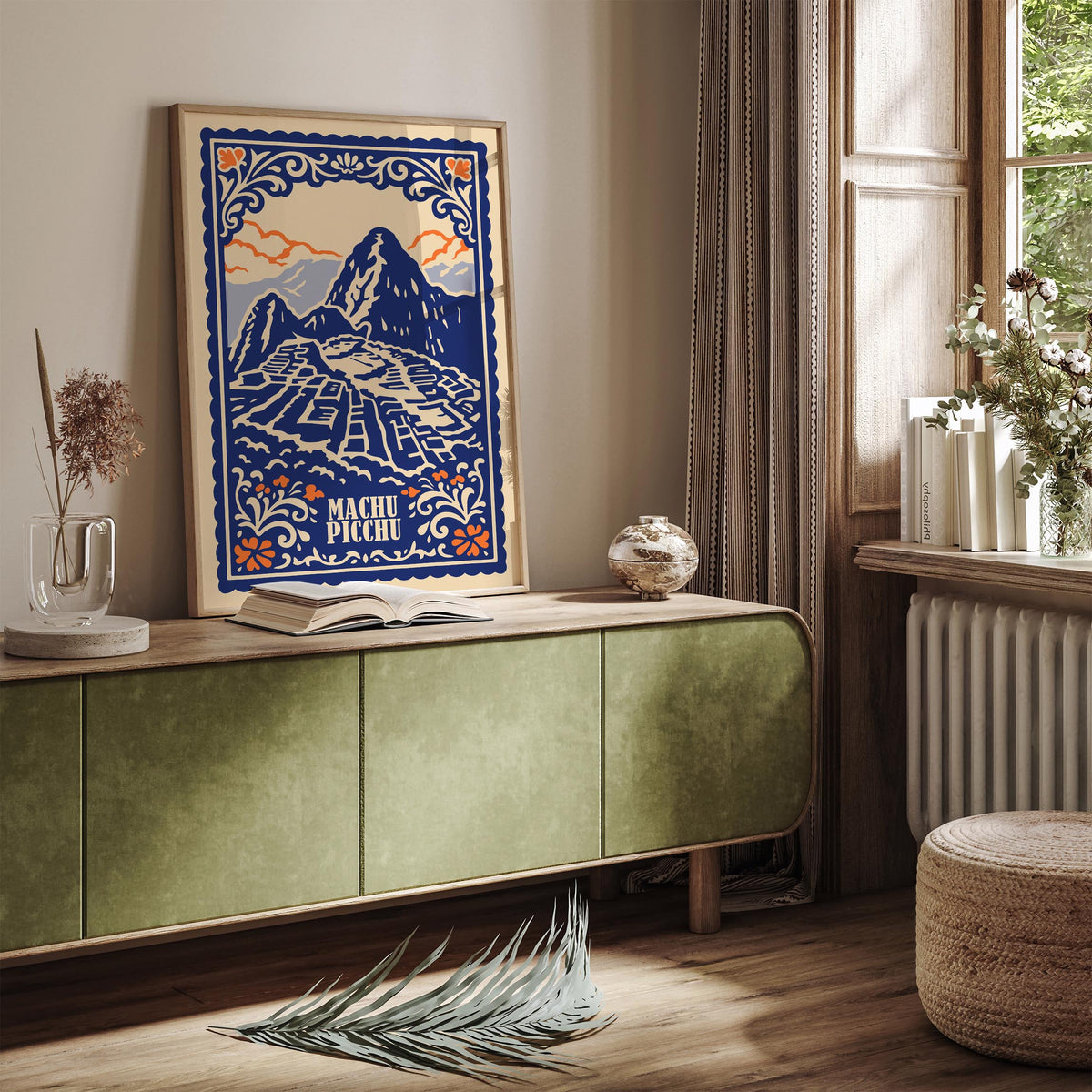 Machu Picchu Peru Travel Poster