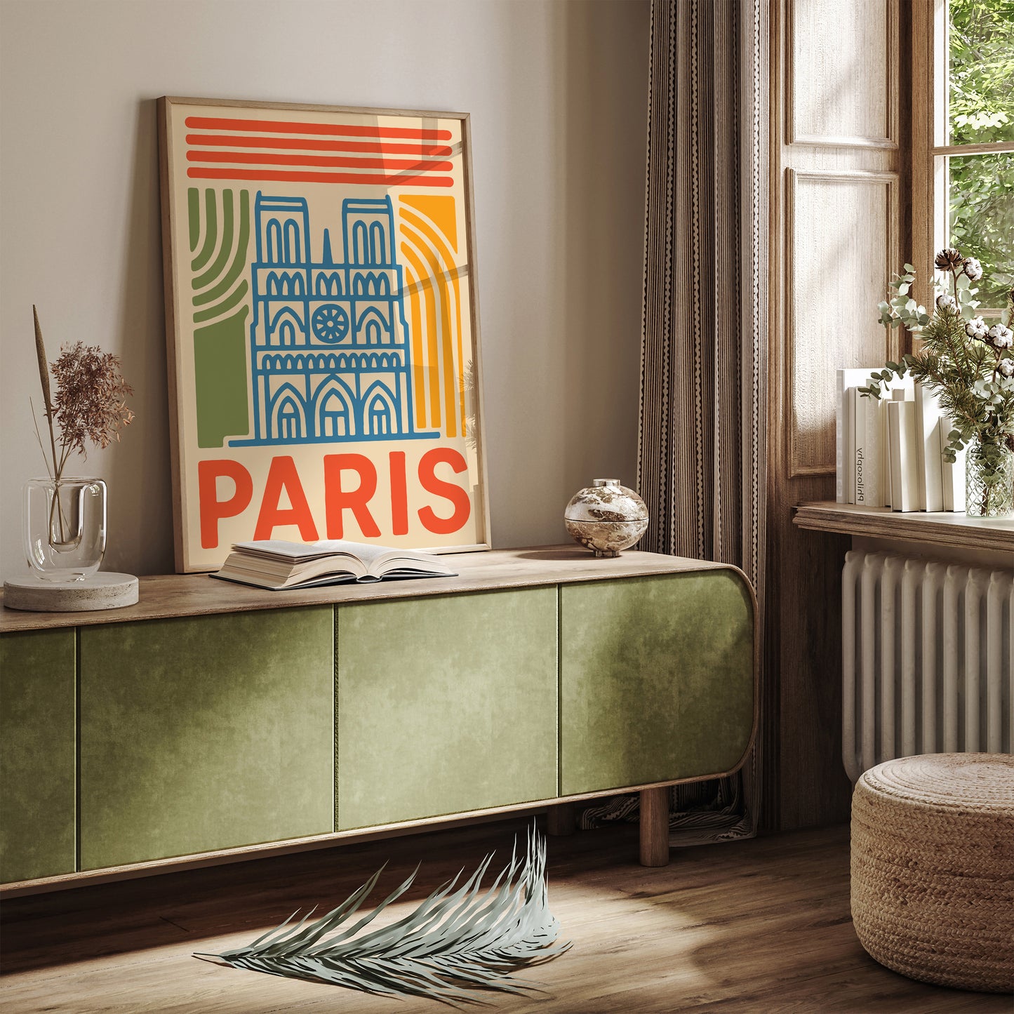 Paris Notre-Dame Travel Poster