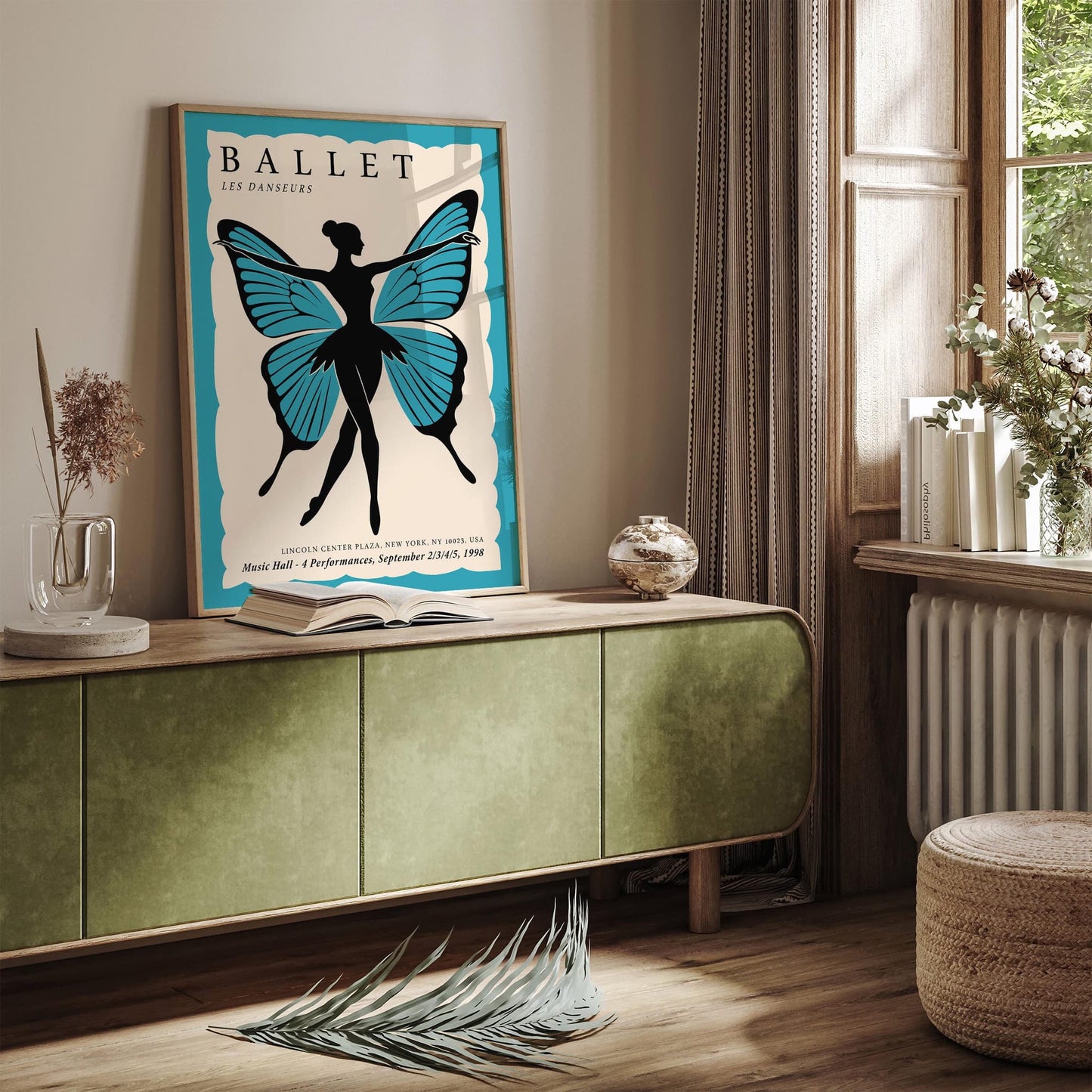 Ballet Blue Music Poster