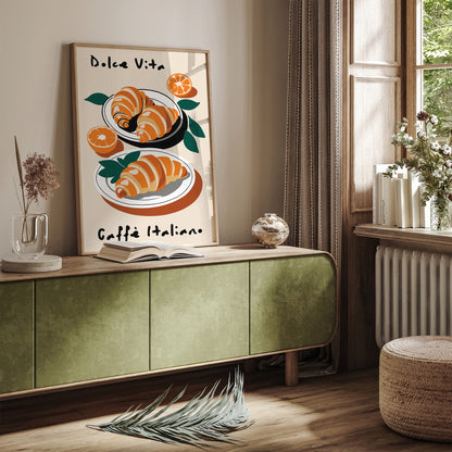 Dolce Vita Caffe Italiano Poster