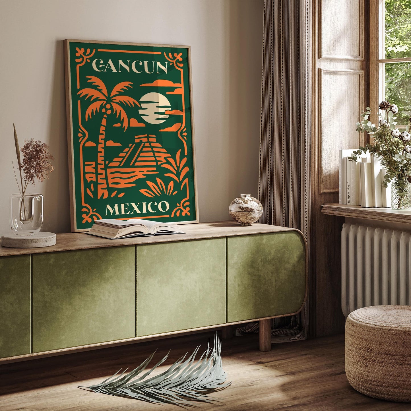 Cancun Mexico Travel Poster