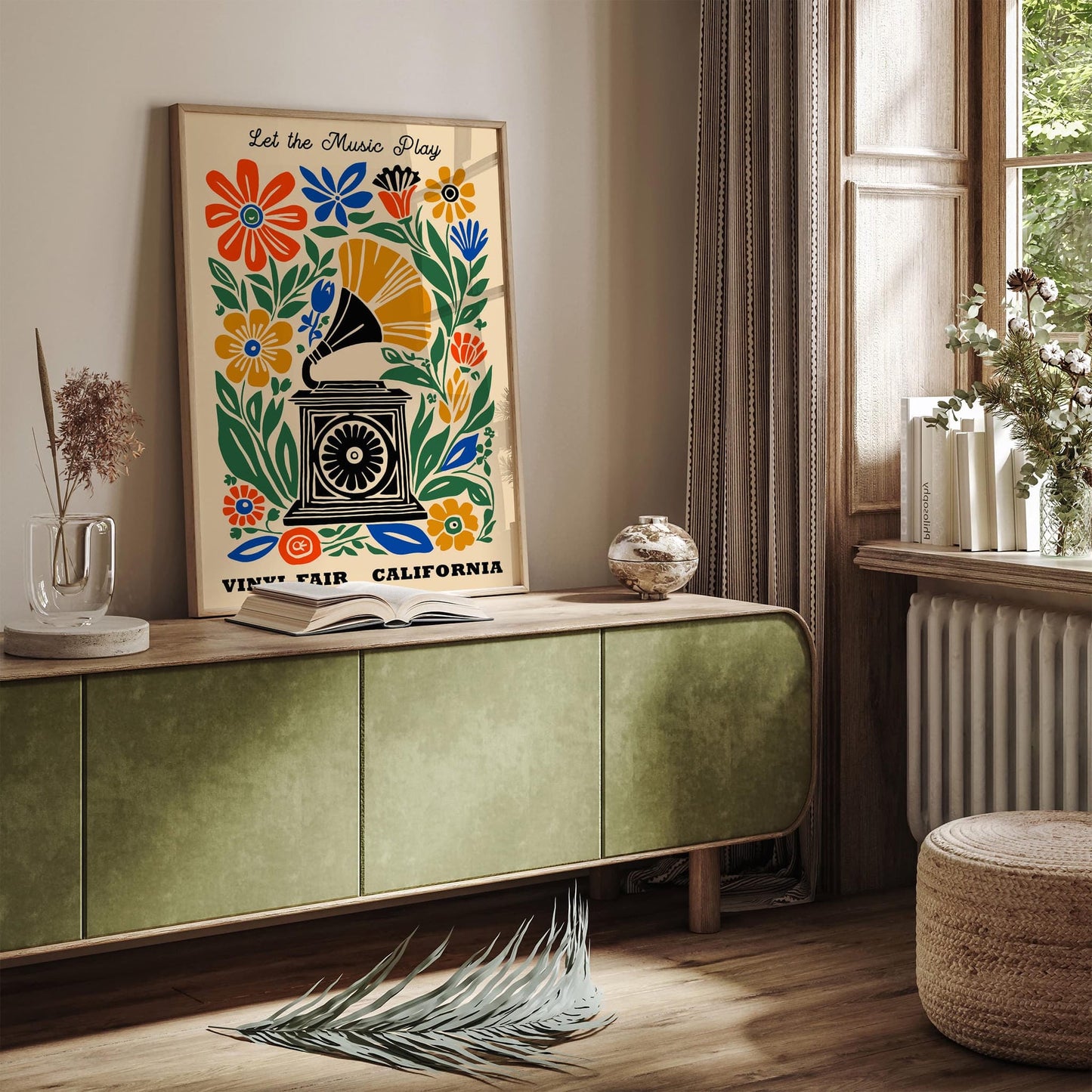 Vinyl Fair California Music Poster