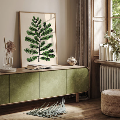 Christmas Tree Branch Poster