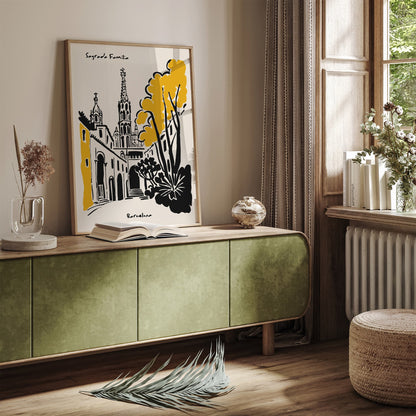 Barcelona Sagrada Familia Wall Art Print