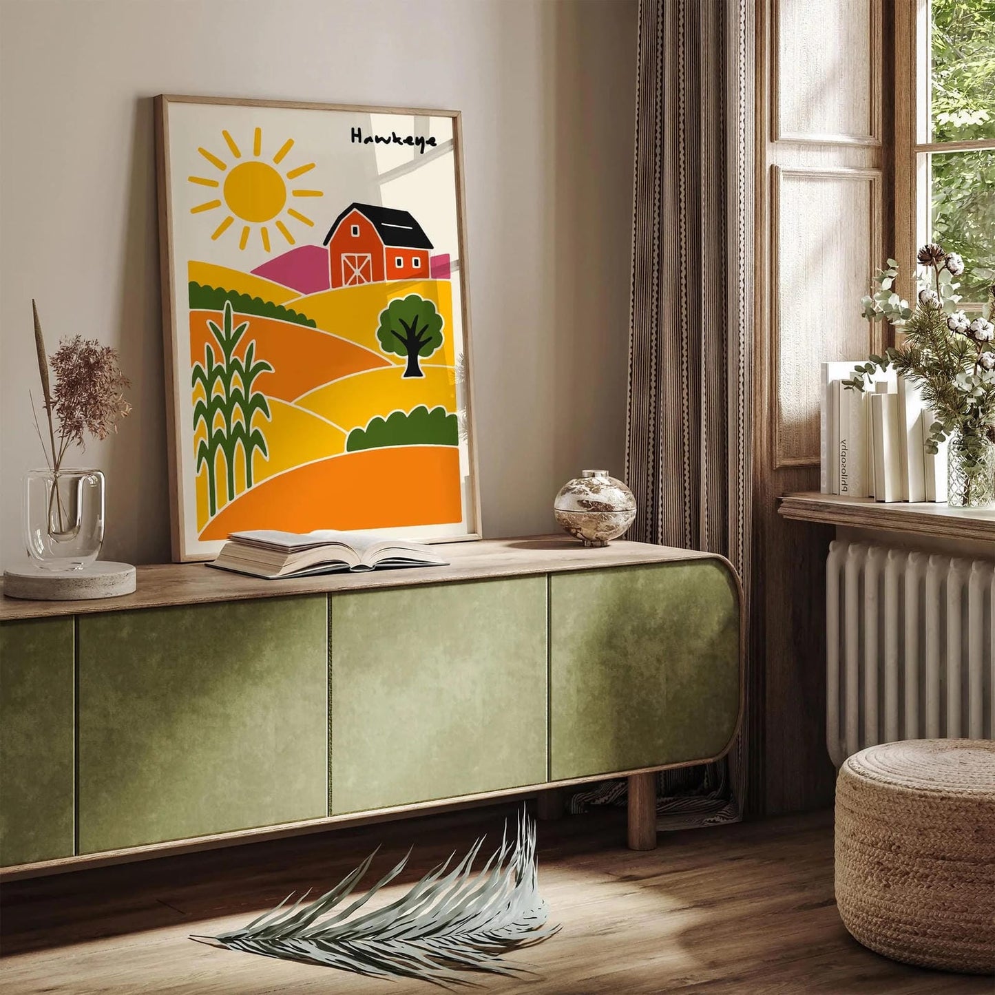 Iowa Hawkeye Travel Poster