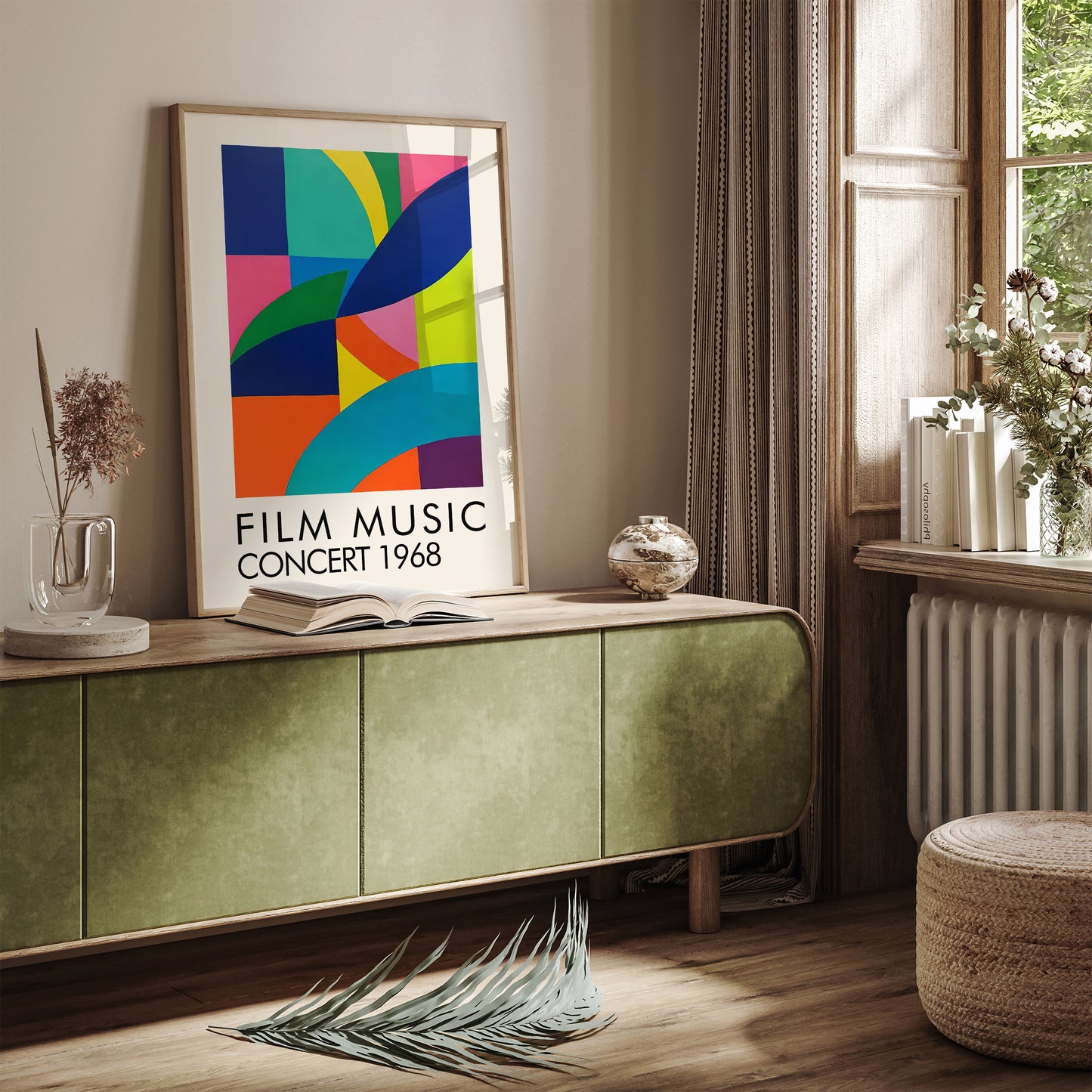 Film Music Concert Colorful Modern Print