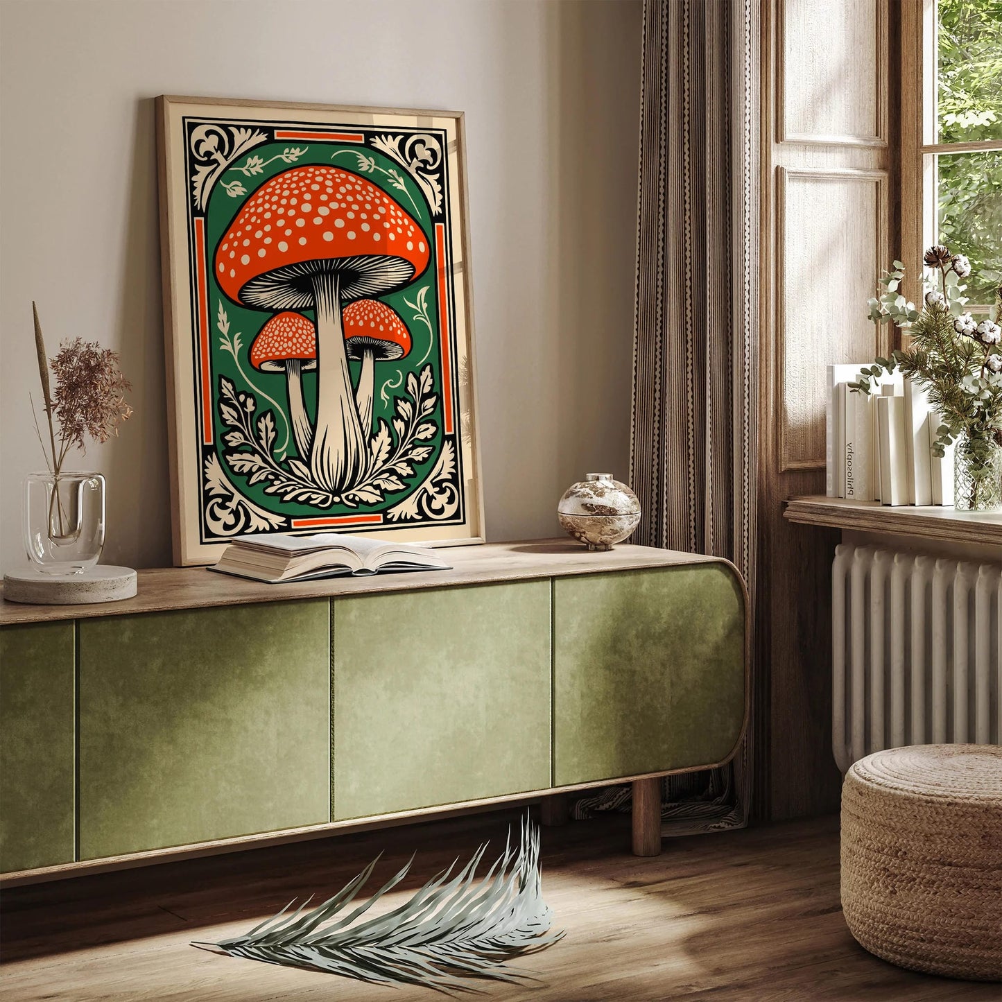 Whimsical Fungi Wall Art