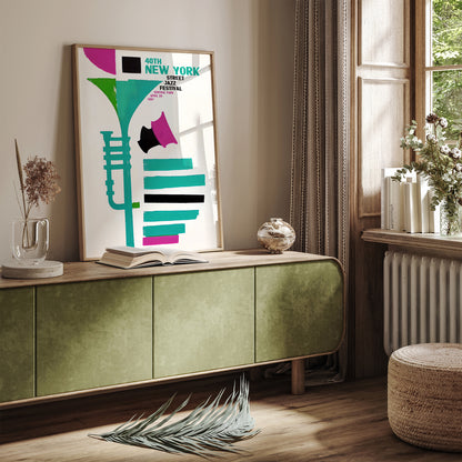 New York Street Jazz Festival Poster