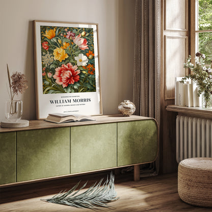 W. Morris Inspired Exhibition Floral Print