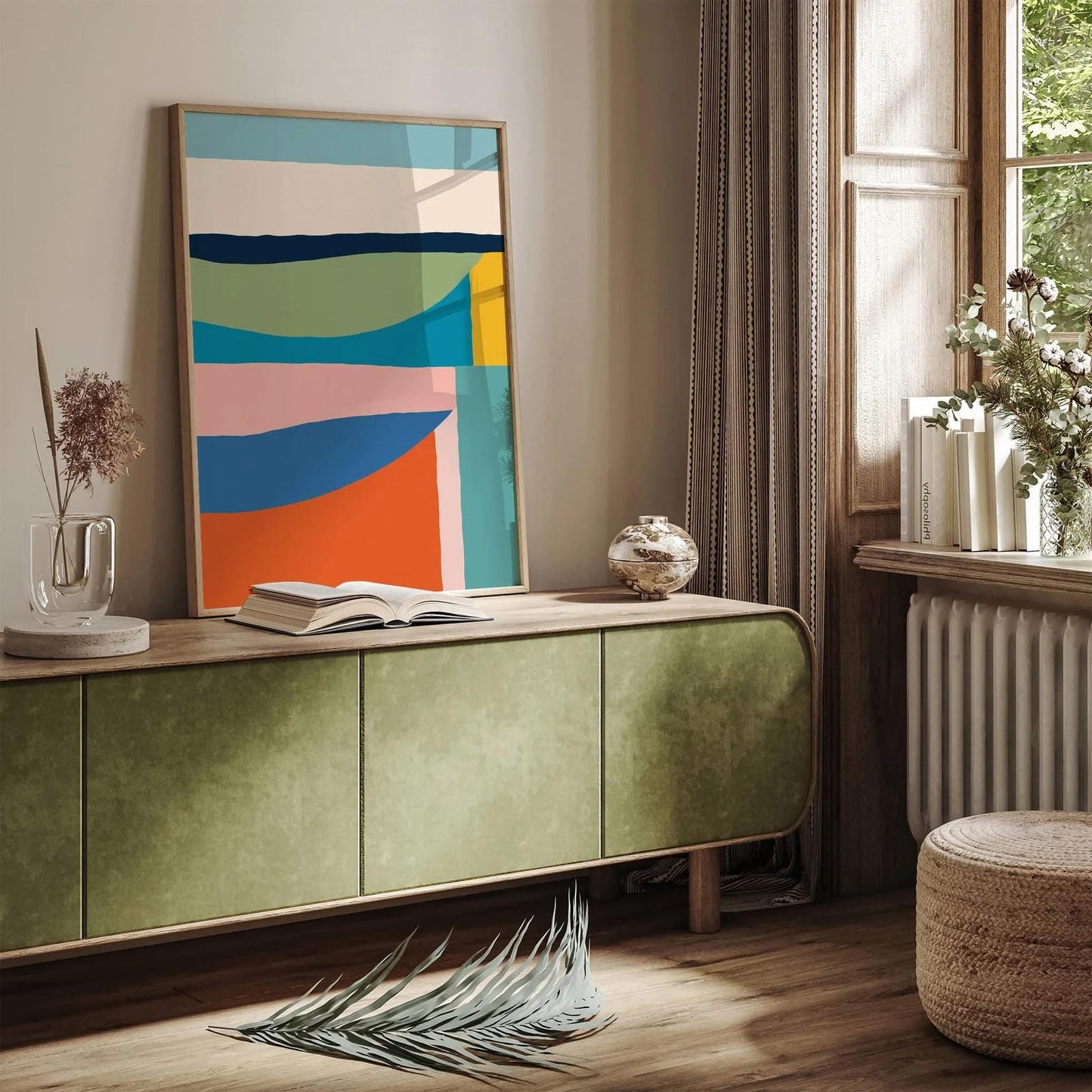 Colorful Abstract Modern Wall Art Print