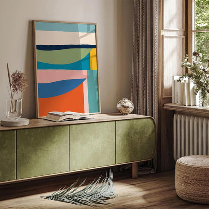 Colorful Abstract Modern Wall Art Print