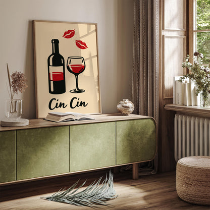 Cin Cin Wine Poster