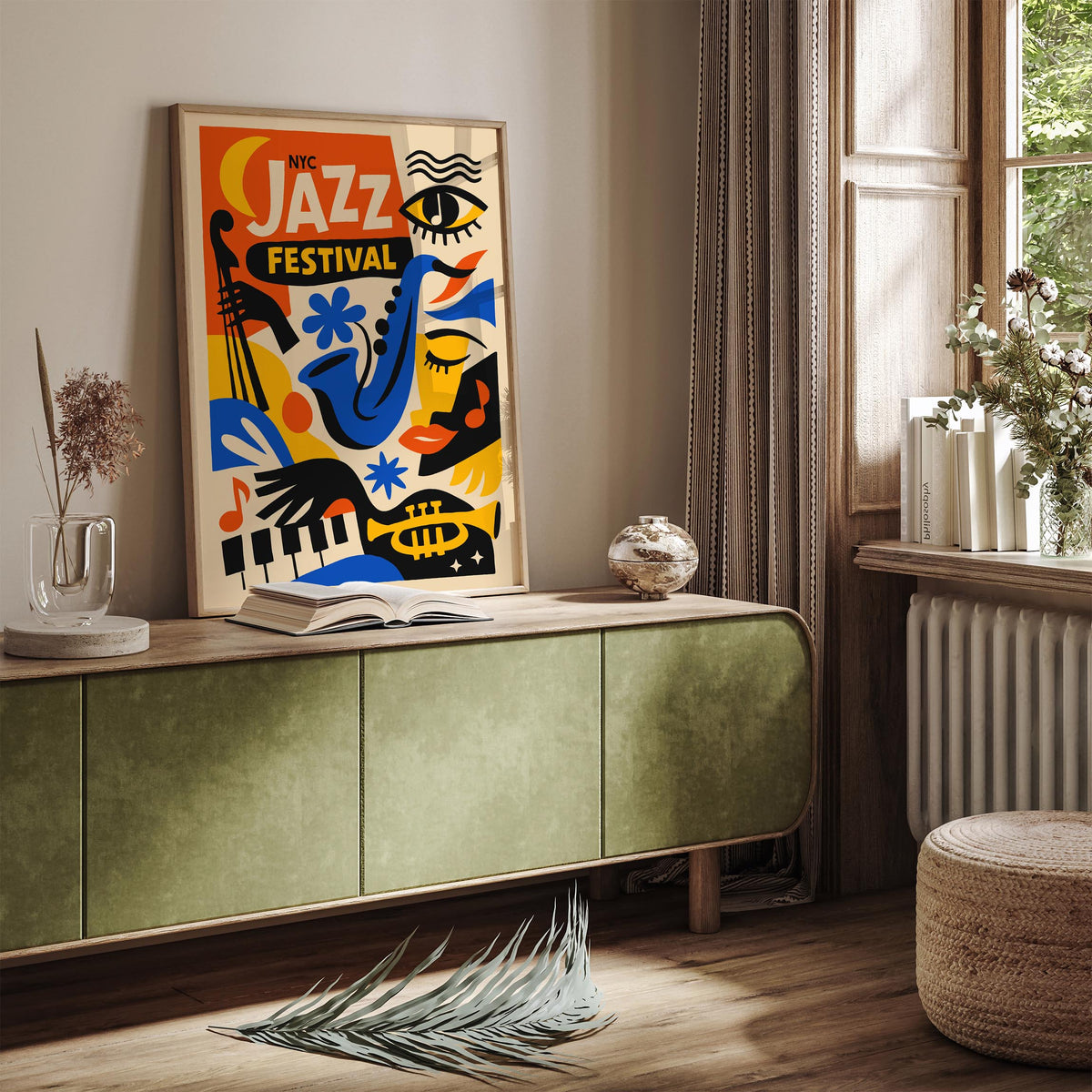 New York City Jazz Festival Art Poster