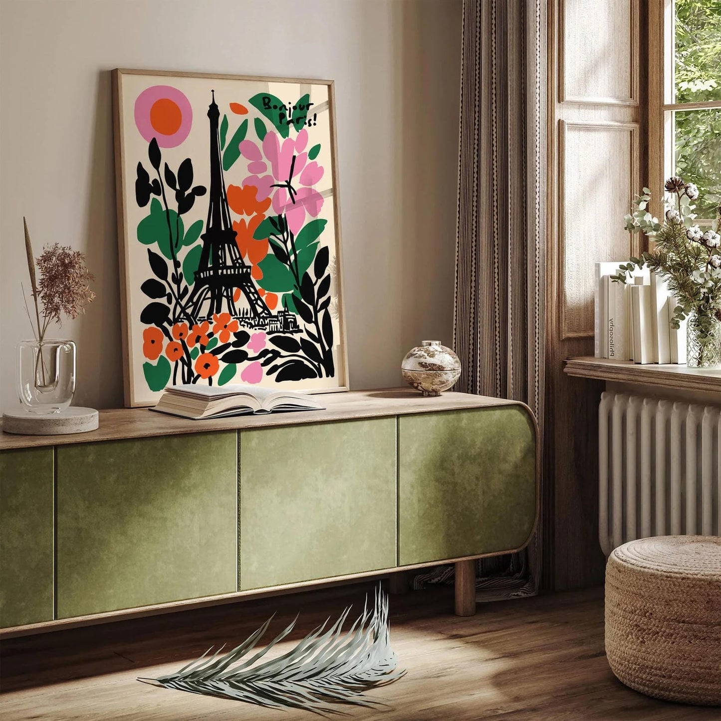 Bonjour Paris Poster