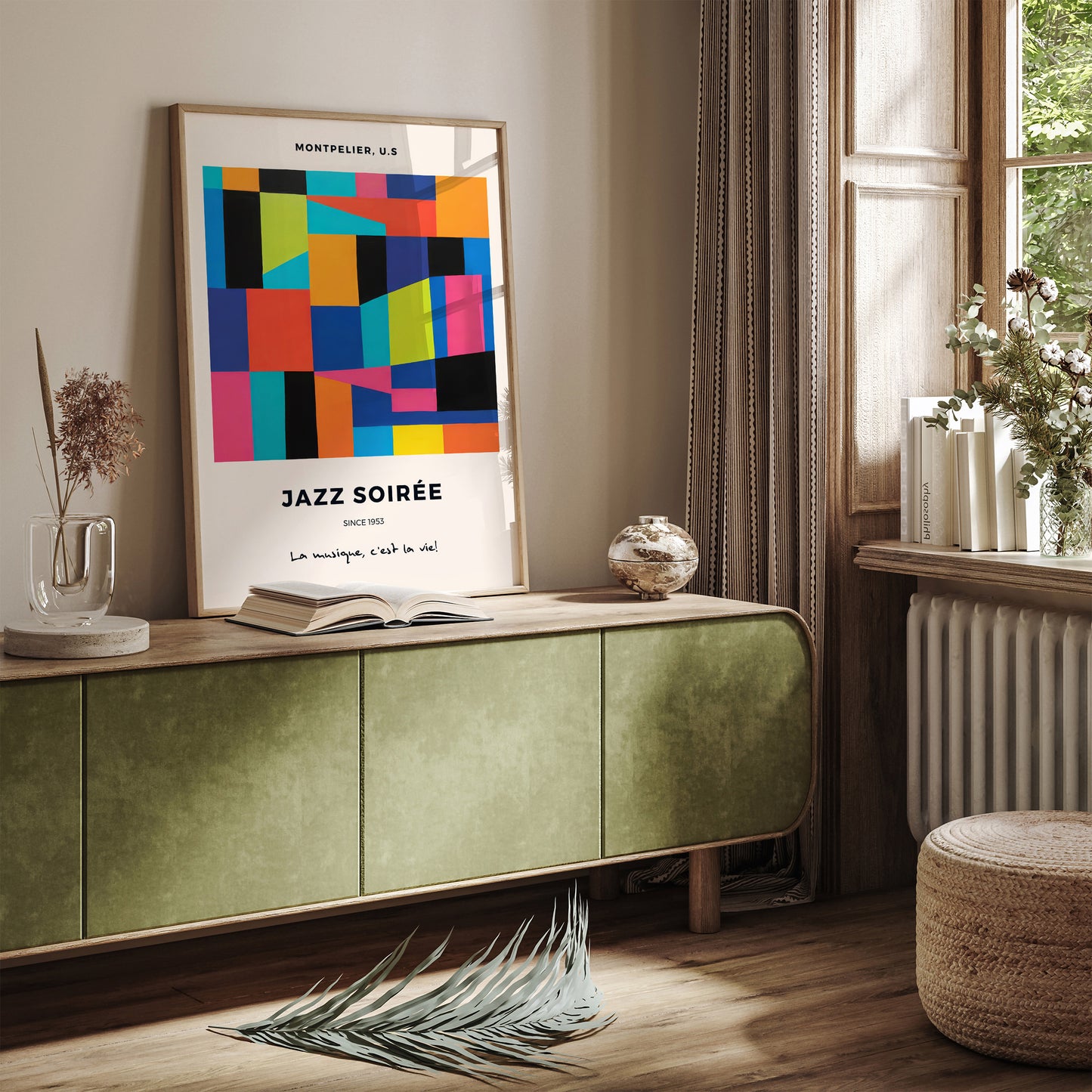 Jazz Music French Festival Art Print