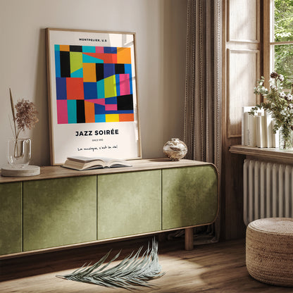 Jazz Music French Festival Art Print