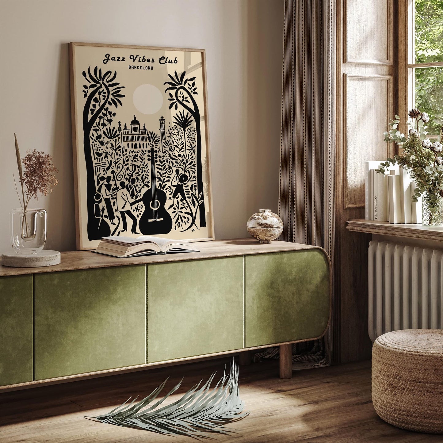 Barcelona Jazz Club Music Poster 2025