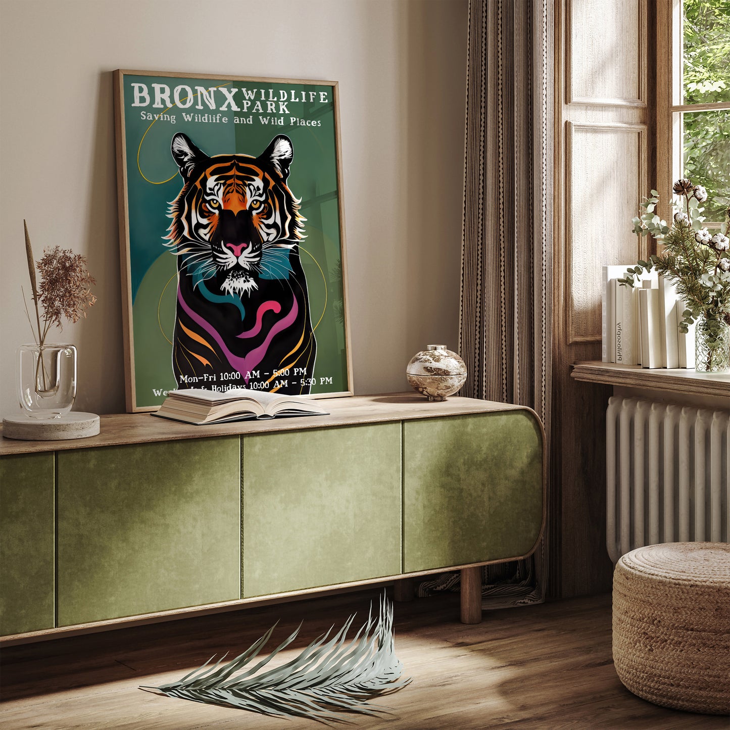 Bronx Wildlife Park Zoo Poster