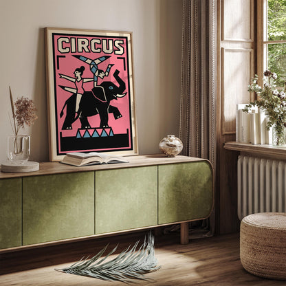 Circus Poster – Funhouse Style Wall Art