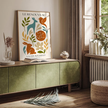 Le Renouveau Poster - French Spring Wall Art Print