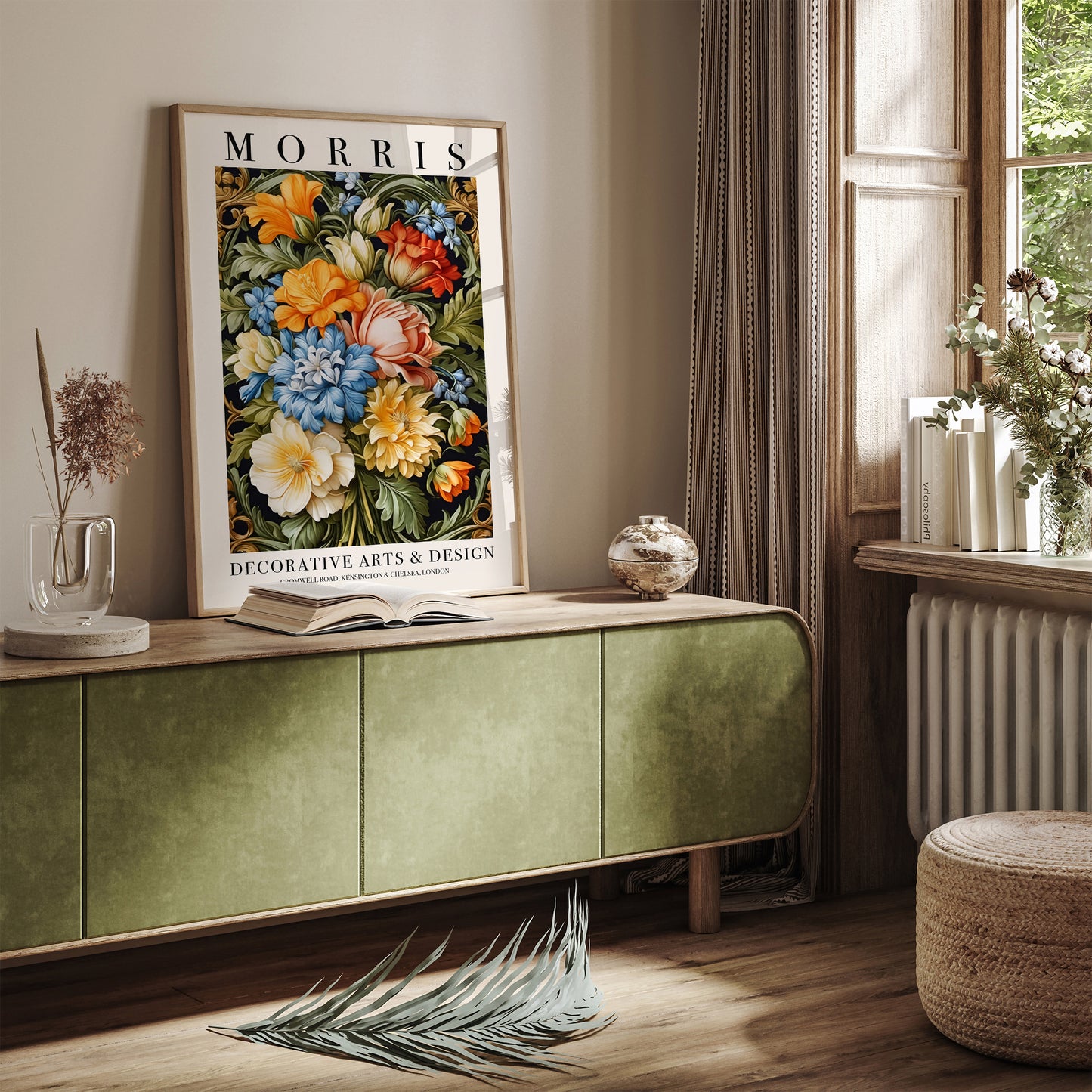 William Morris Bouquet of Flowers Poster