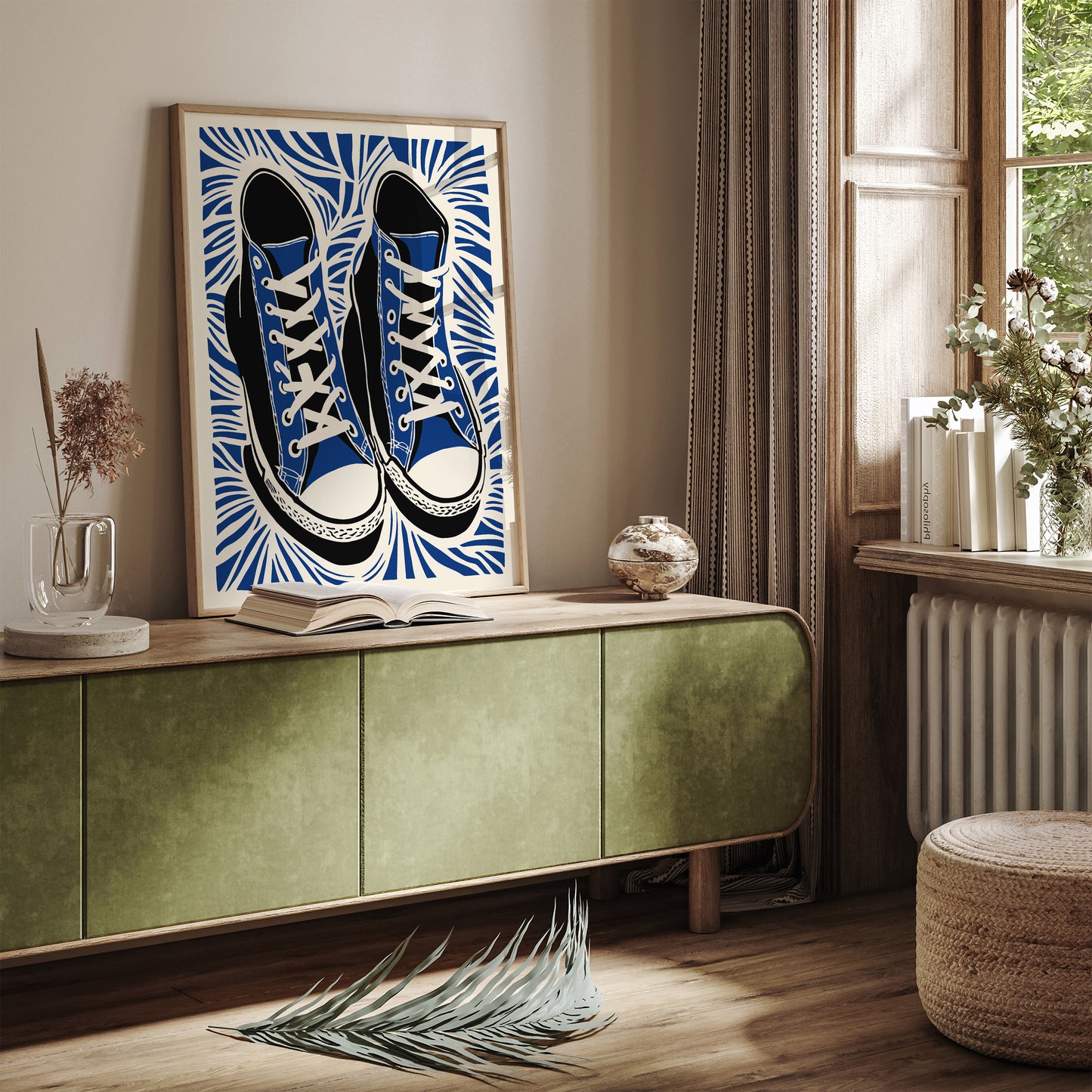 All-Star High-top Sneakers Art Print