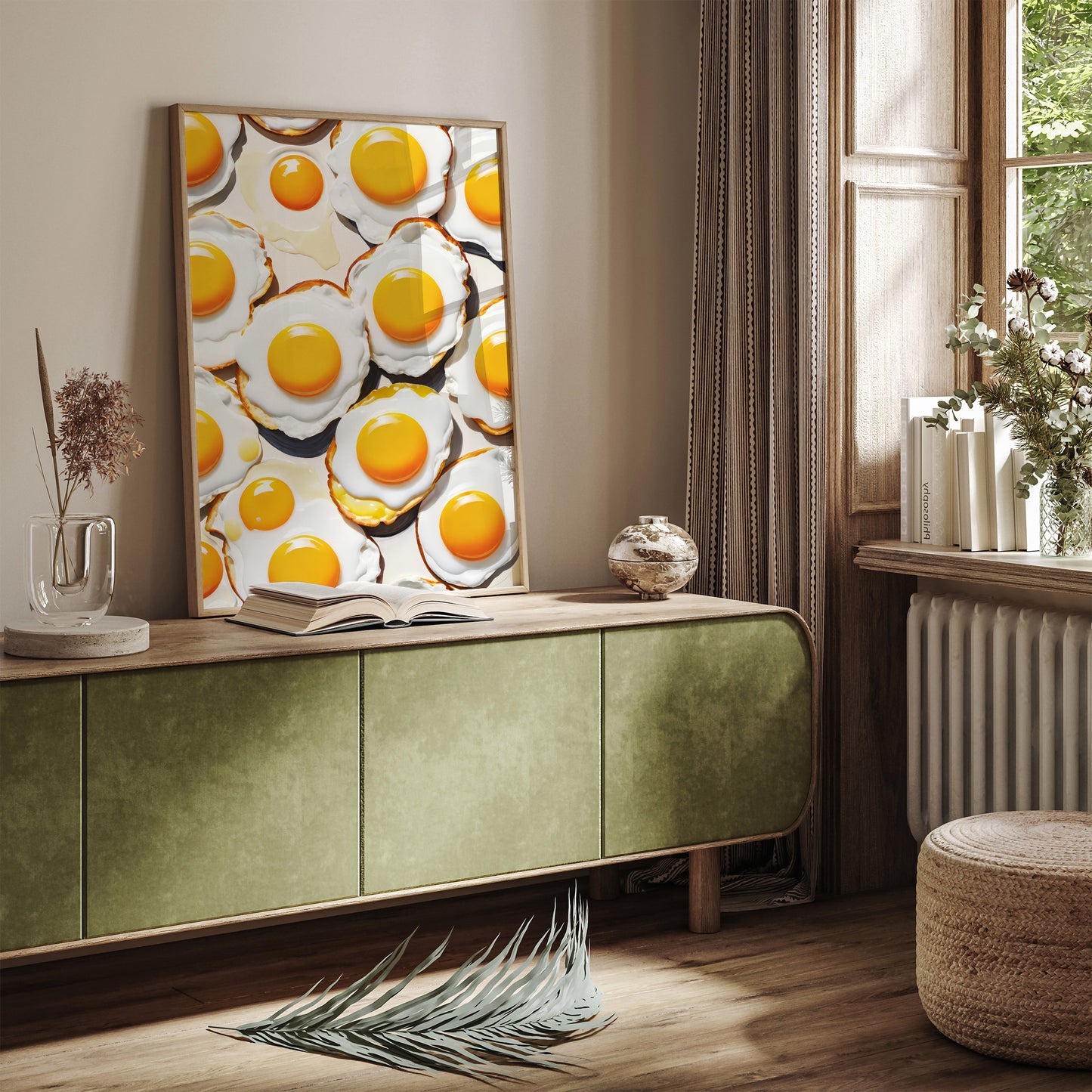 Eggs All Over Art Print