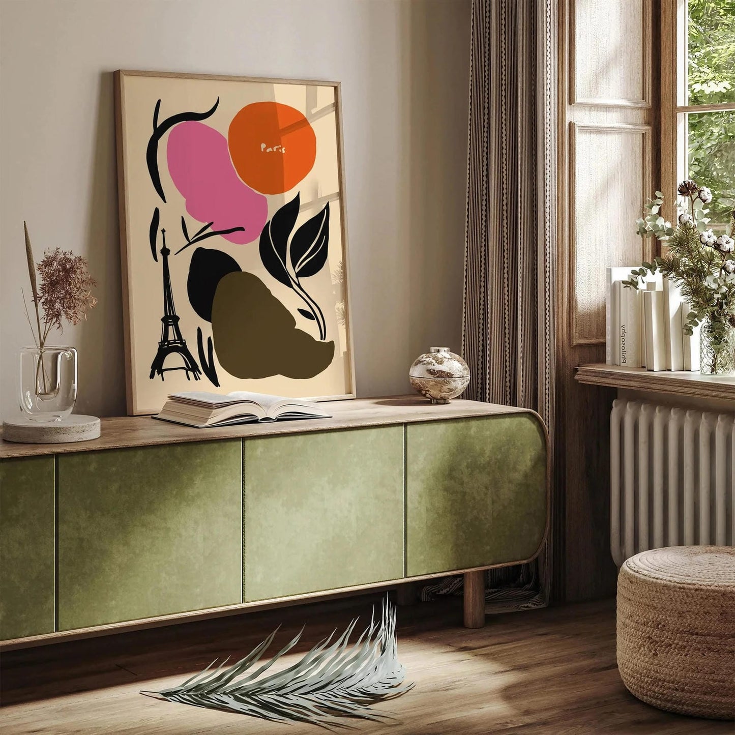 Paris Abstract Minimalist Poster