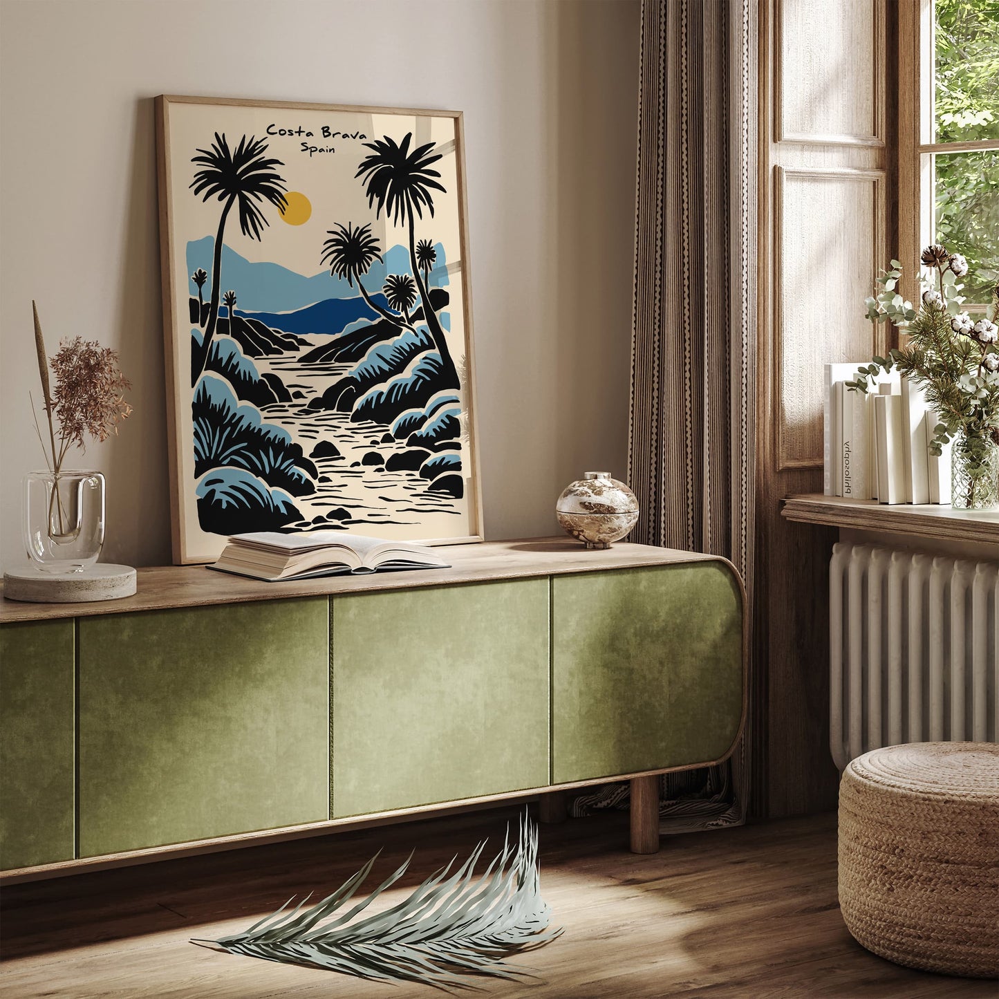 Costa Brava Spain Tropical Poster