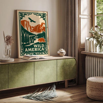 Wild America Wanderlust Nature Wall Art Print