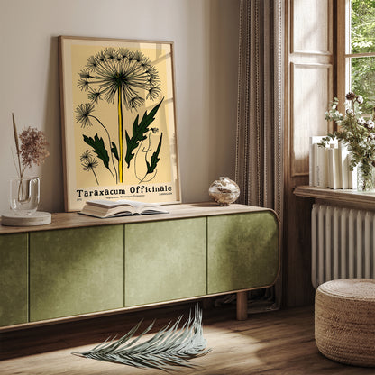 Dancelion - Retro Botanical Art Prints