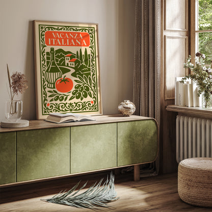 Italian Travel Poster – Vintage Rococo Wall Art